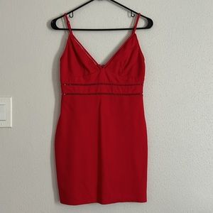 Lulu's bodycon red dress